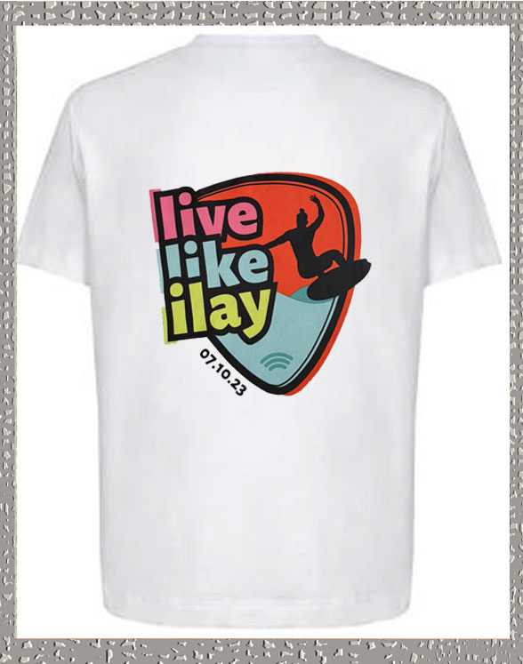 חולצה צבעונית – גב